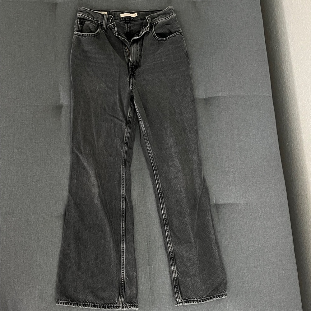 Levi's Dark Gray Flare Women's Jeans